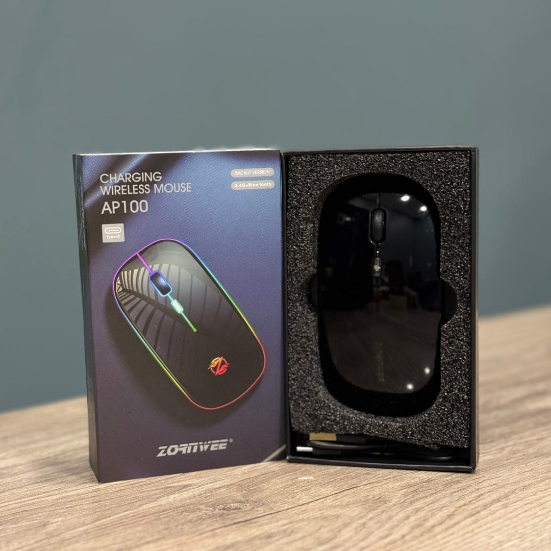 MOUSE SANS FIL ZORNWEE AP100 BLACK RECHARGEABLE